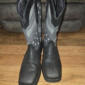 Durango Black and Gray Western Boots